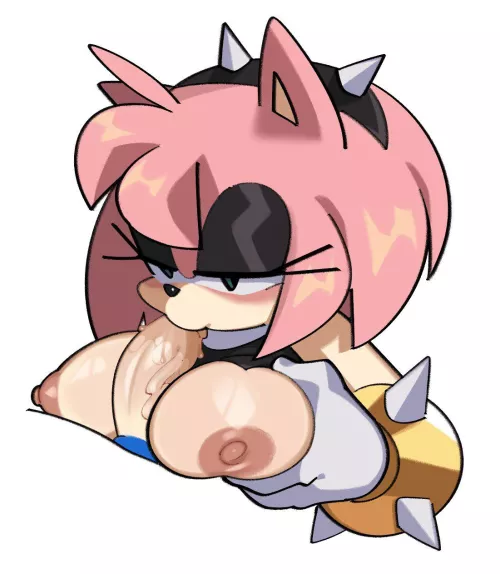 Goth Amy pleasing Sonic (FiinelRush)