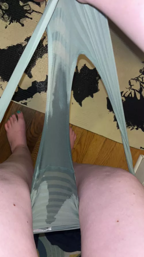 hopefully my undies will air dry