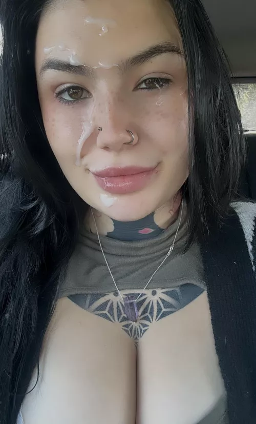 I look good with a facial