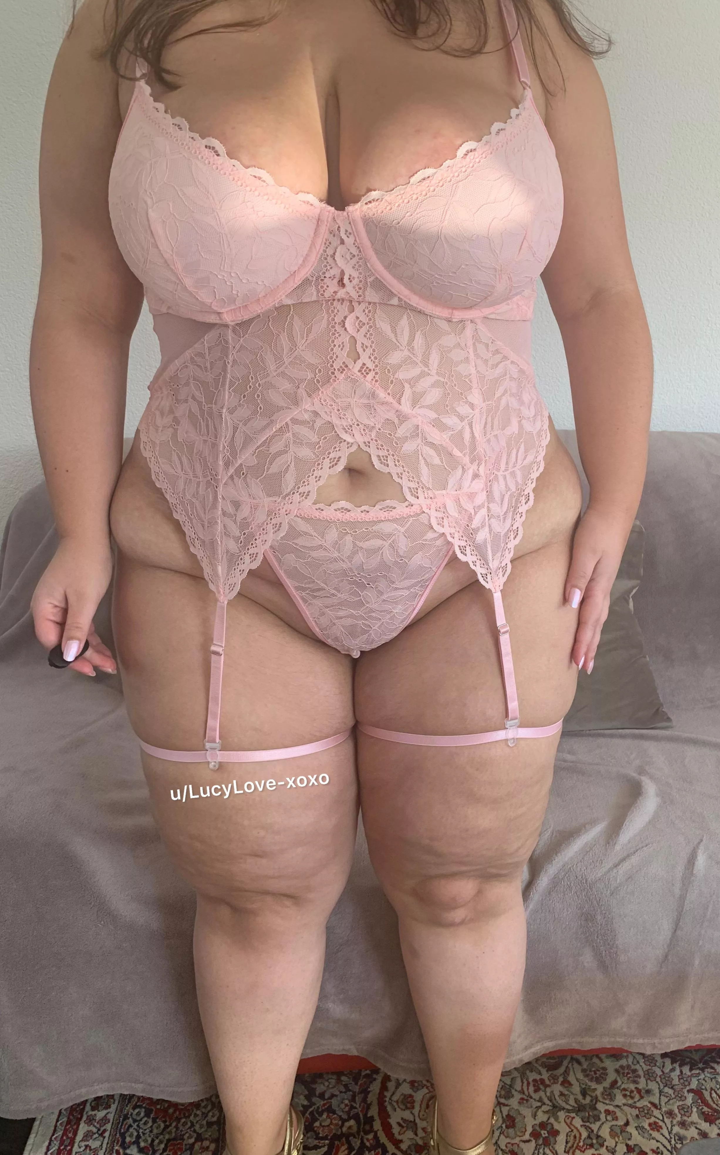 I love wrapping my curves in beautiful lingerie.