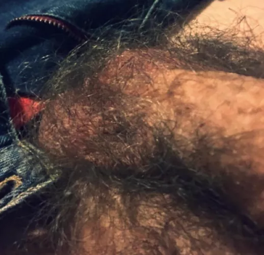 My balls and bush are really hairy