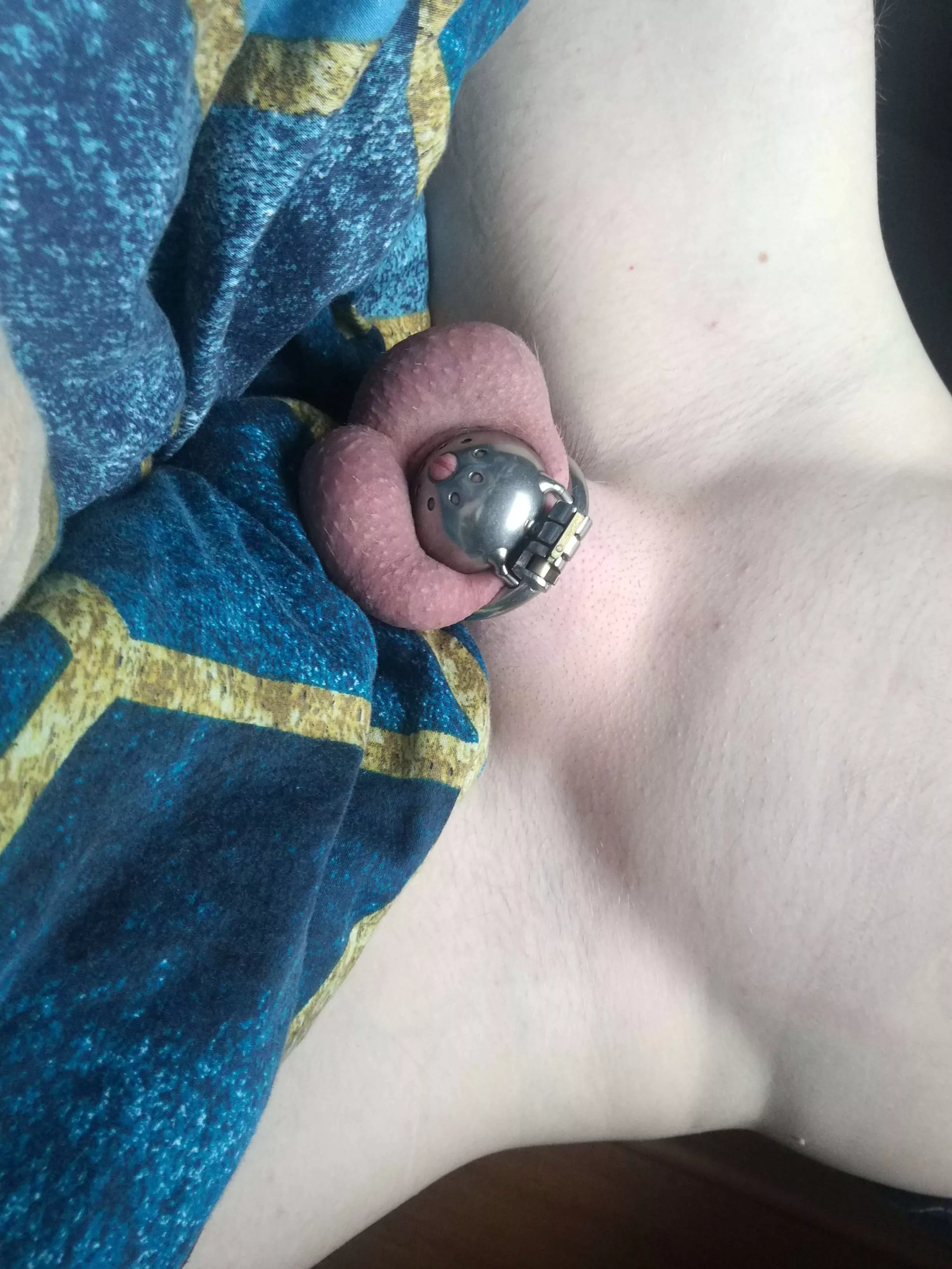 Preparing my clitty for locktober 🔐🥰