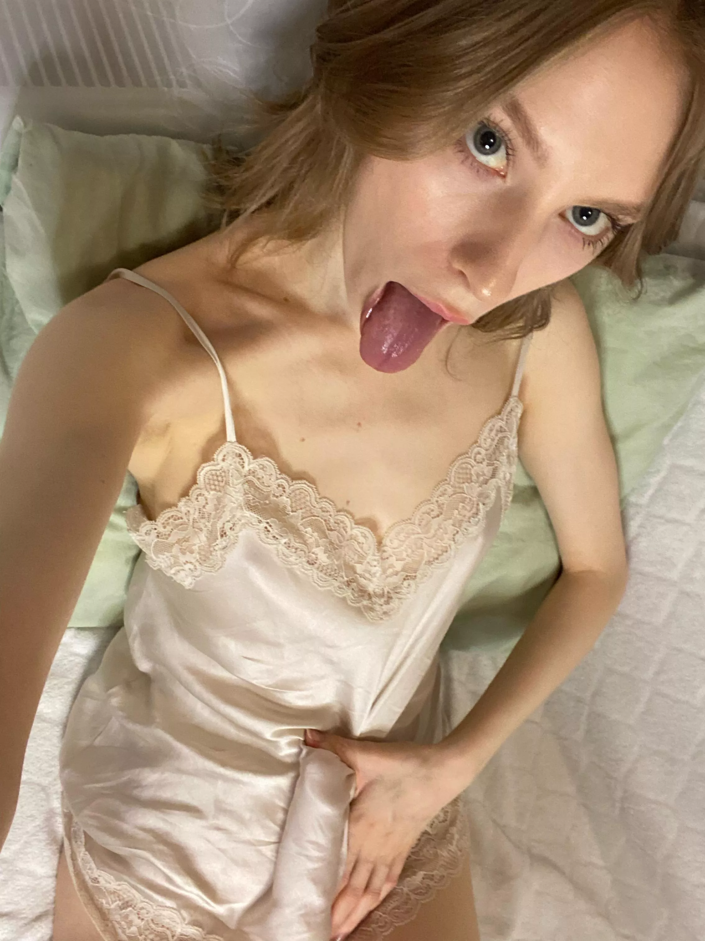Wanna touch it and cum in my mouth?