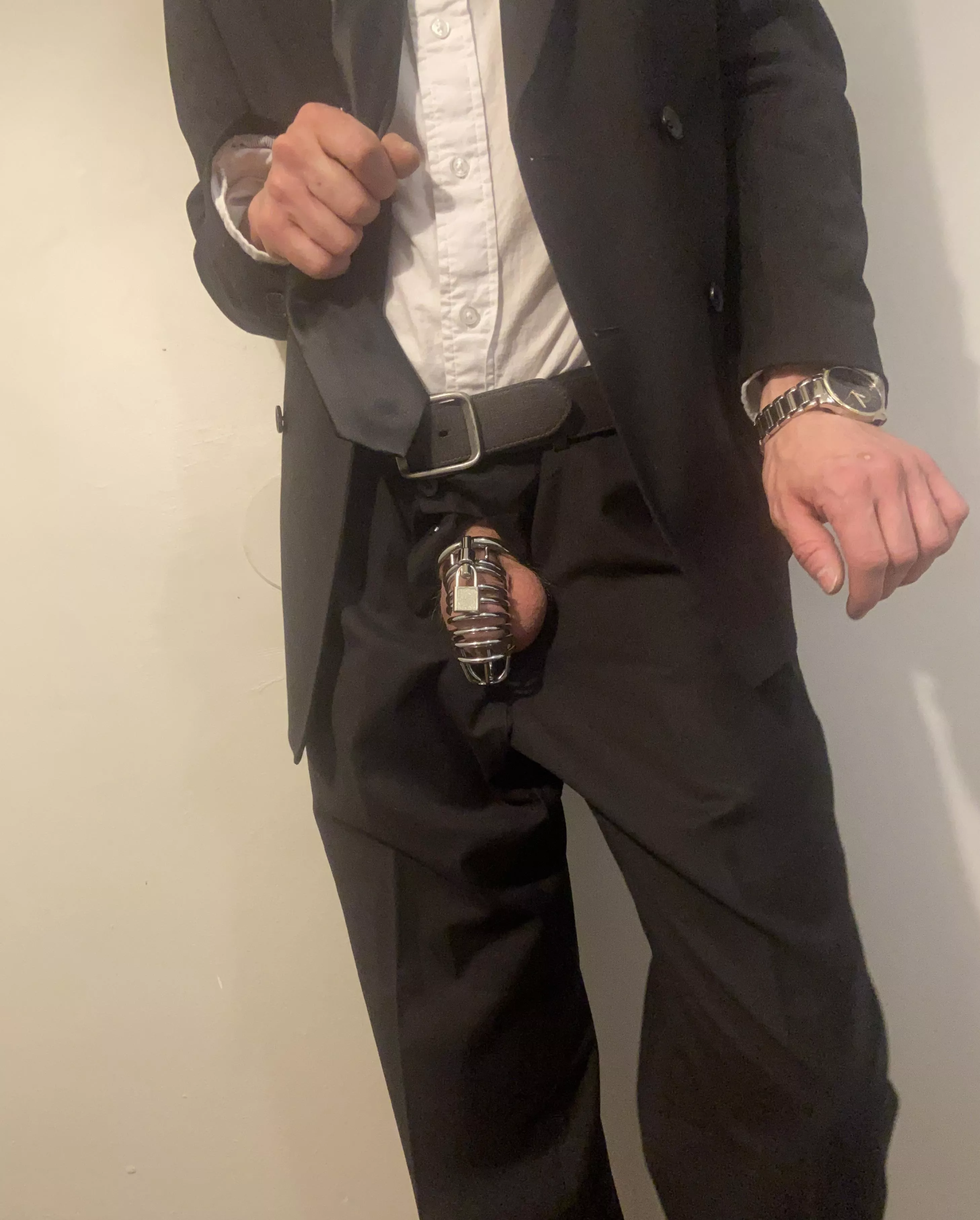 When she sends you back to the sex store because the average size cage was too big for you 😰