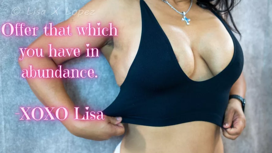 When The Lord has Blessed you, It's Important to Share What you Have with Others...