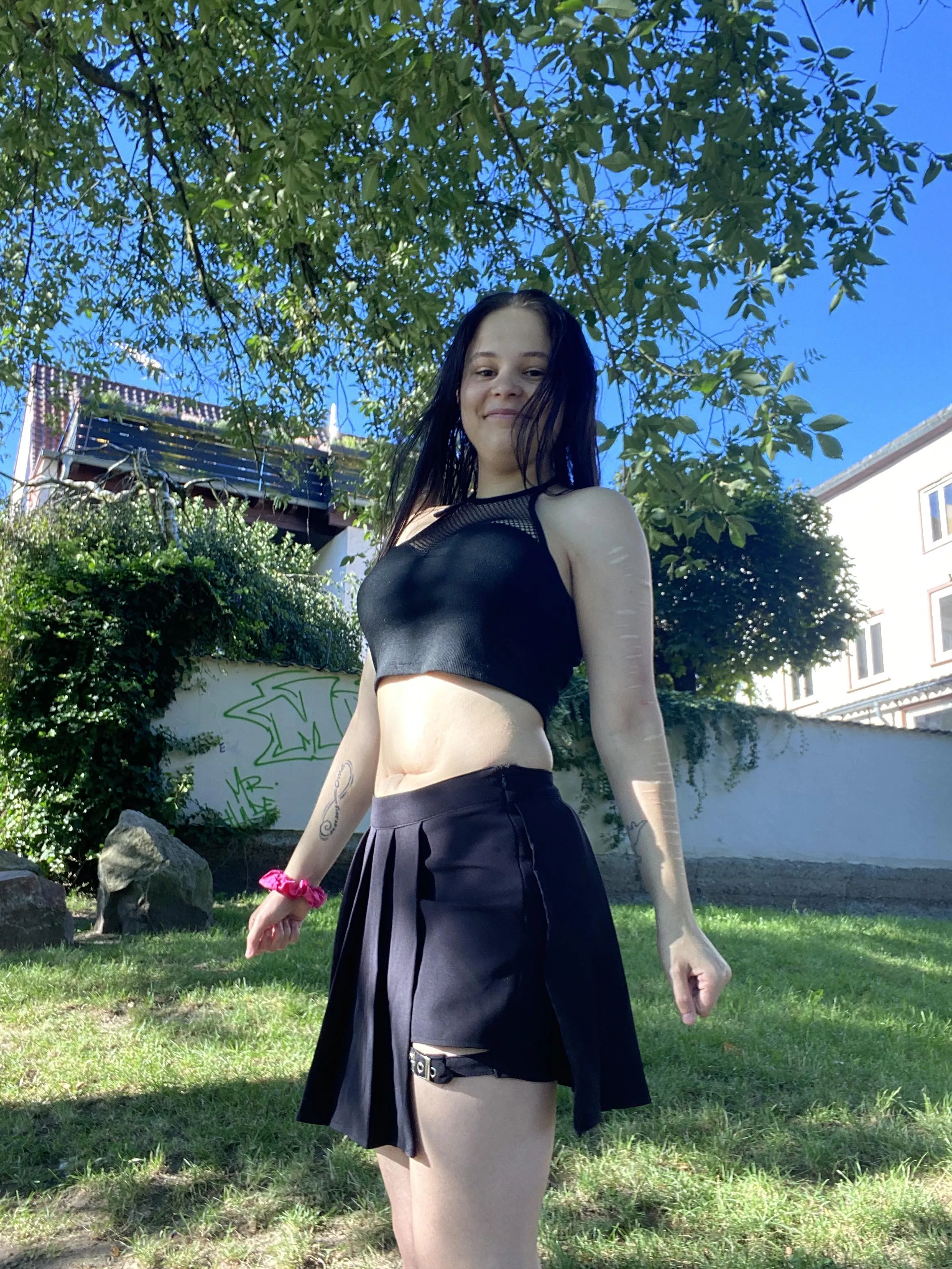 Would my teacher like it when he sees me alone in his office?