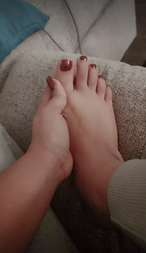Would you cum on feet..?