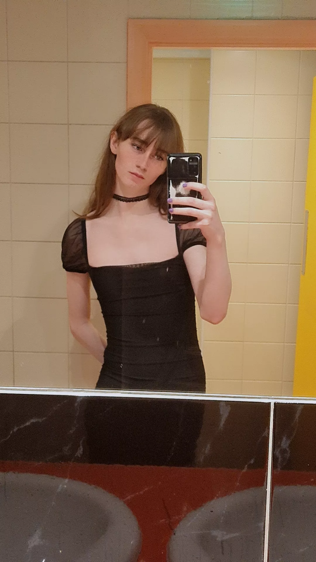 average bar toilet selfie