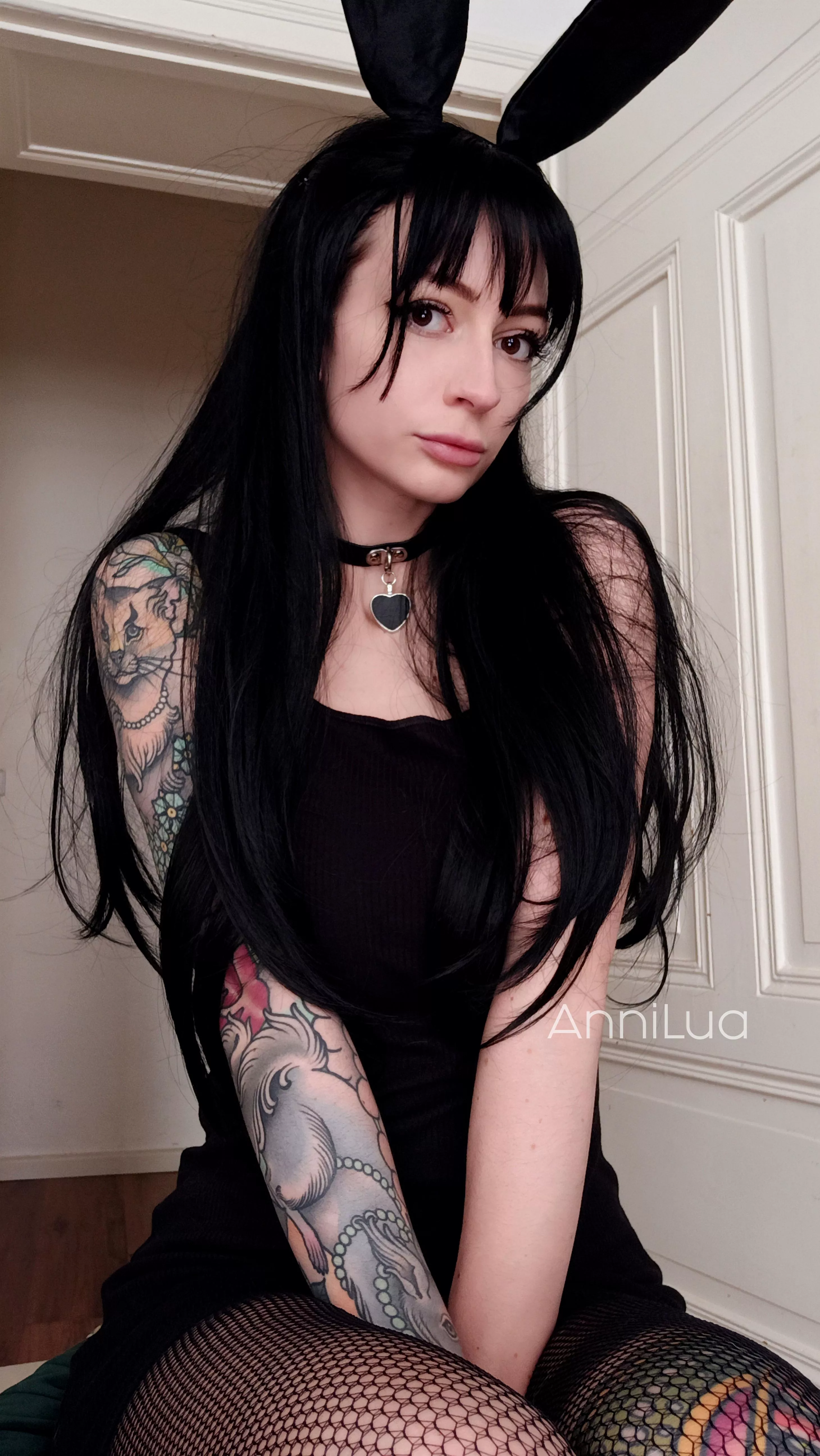 cute goth bunny