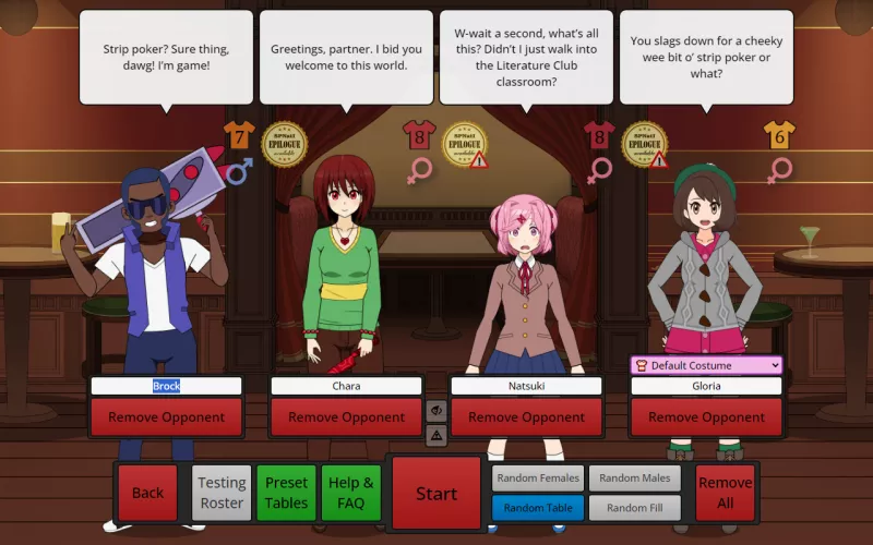 [Discussion][Chara] Just found out this stripping game has Chara in it, and she's one of the best characters I've played with, she really feels like Chara