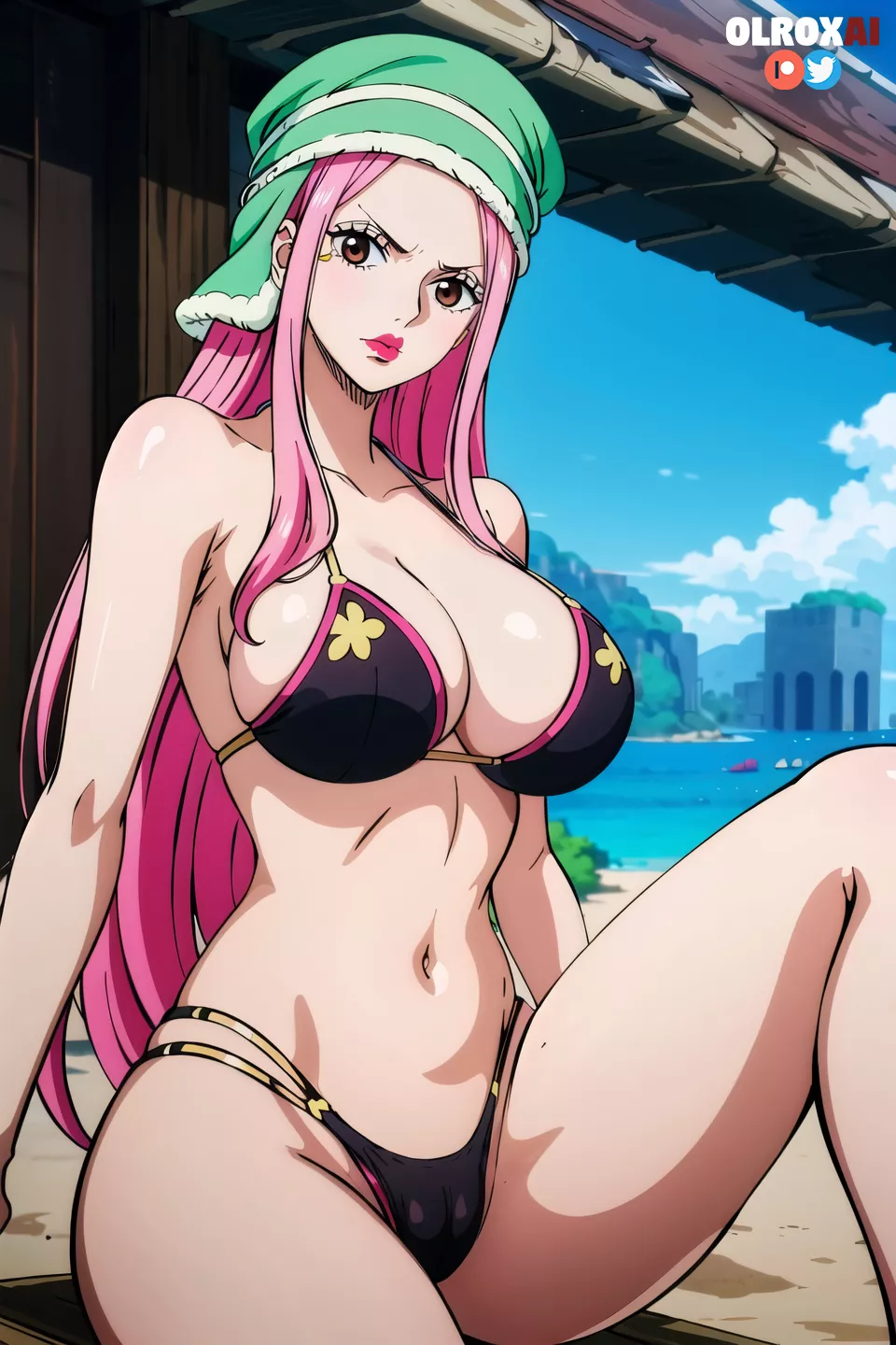 Jewelry Bonney in sexy bikini