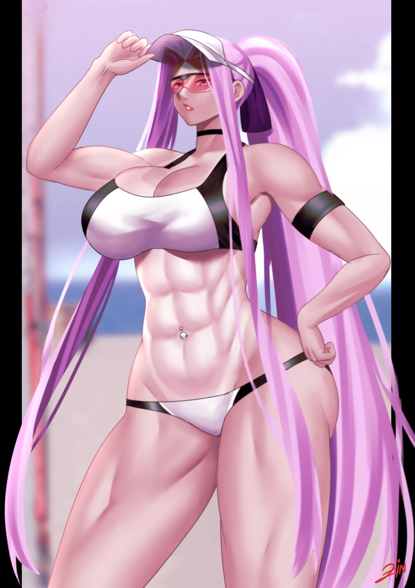 Muscle Mommy Medusa (Fate) [Artist: zin]