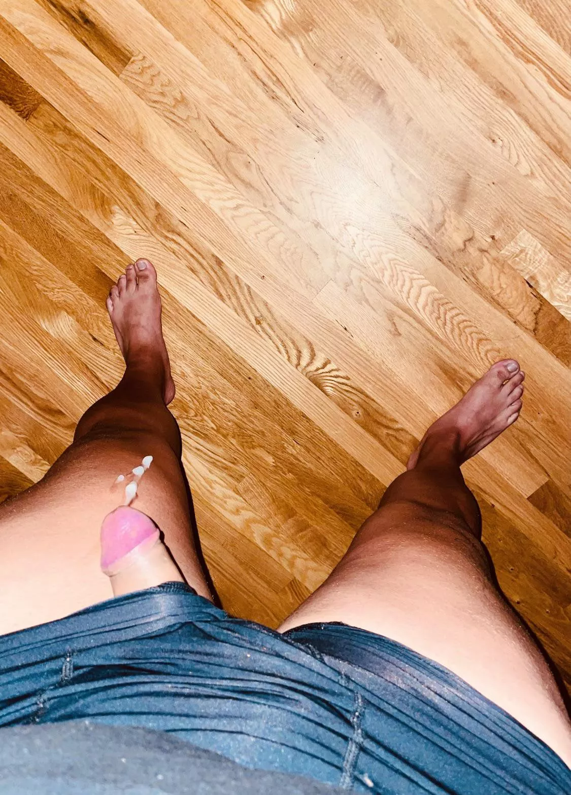 Texted my straight roommate “I made a mess in the kitchen can you come help me clean it?” 😈