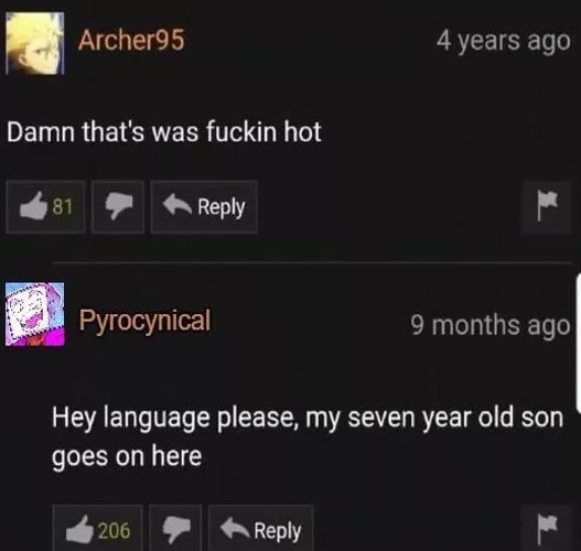 Think of the children please