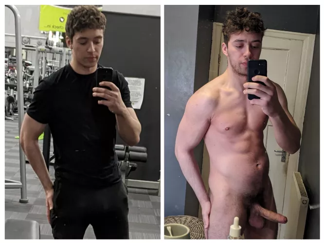What people at the gym see vs what people on Reddit see 😈