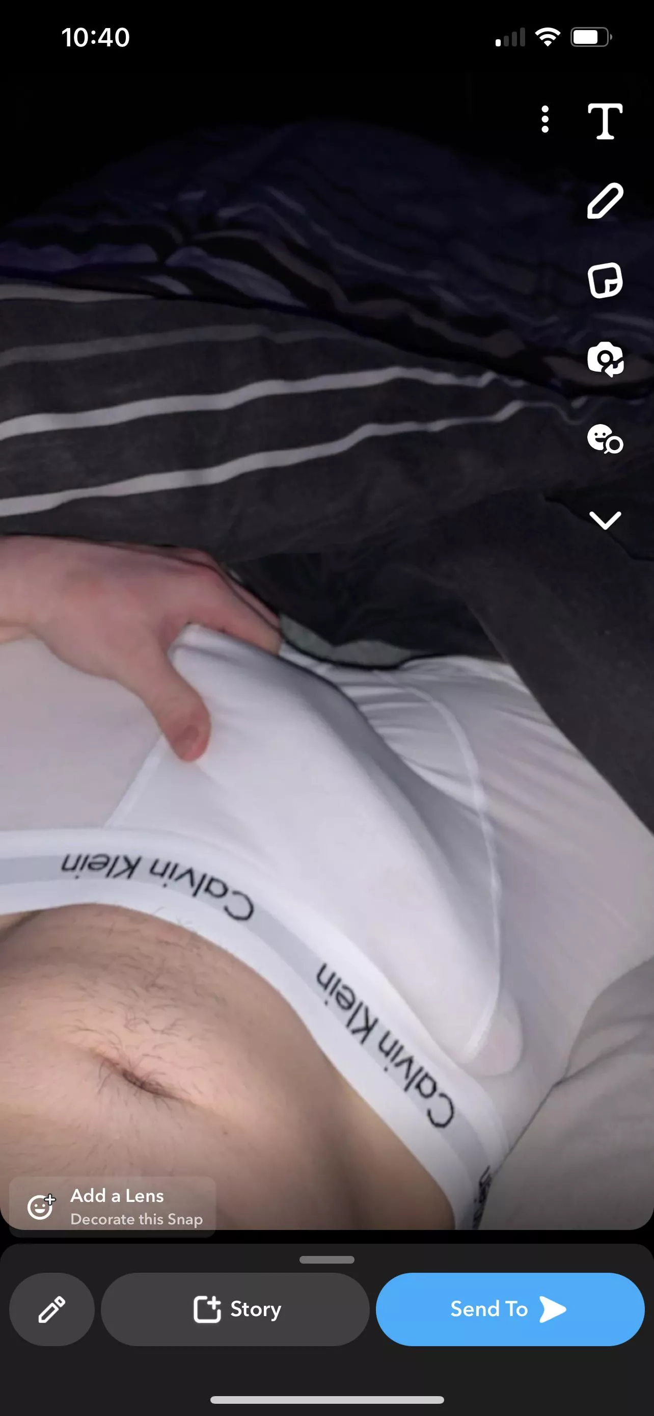 What you doing if I accidentally sent you this