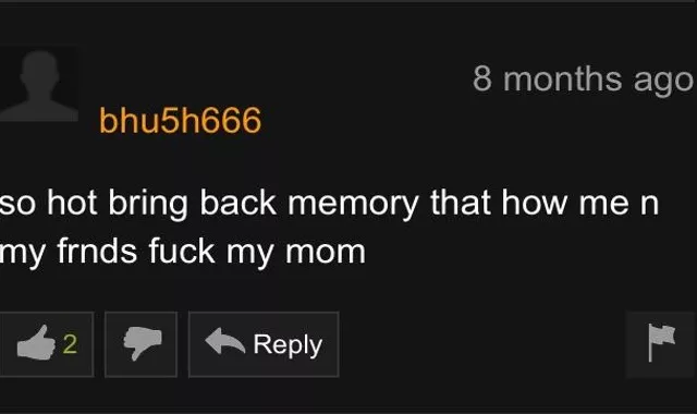 When you get flashbacks while watching porn