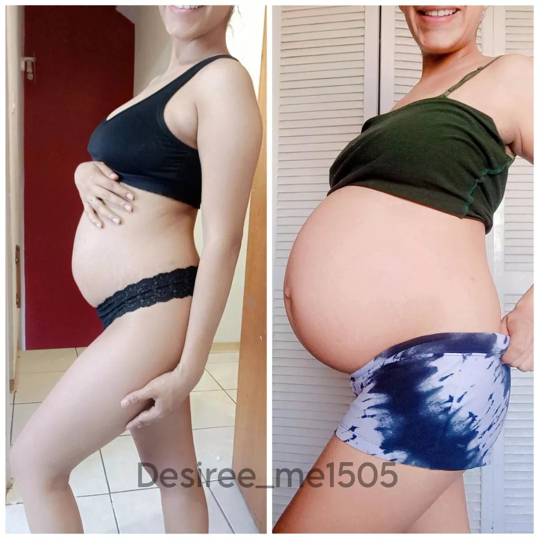 16 weeks pregnant vs 35 weeks. How do you prefer to see me?