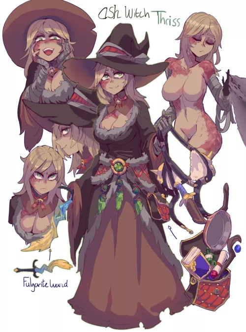 Ash Witch Thriss, by extremely-nervess