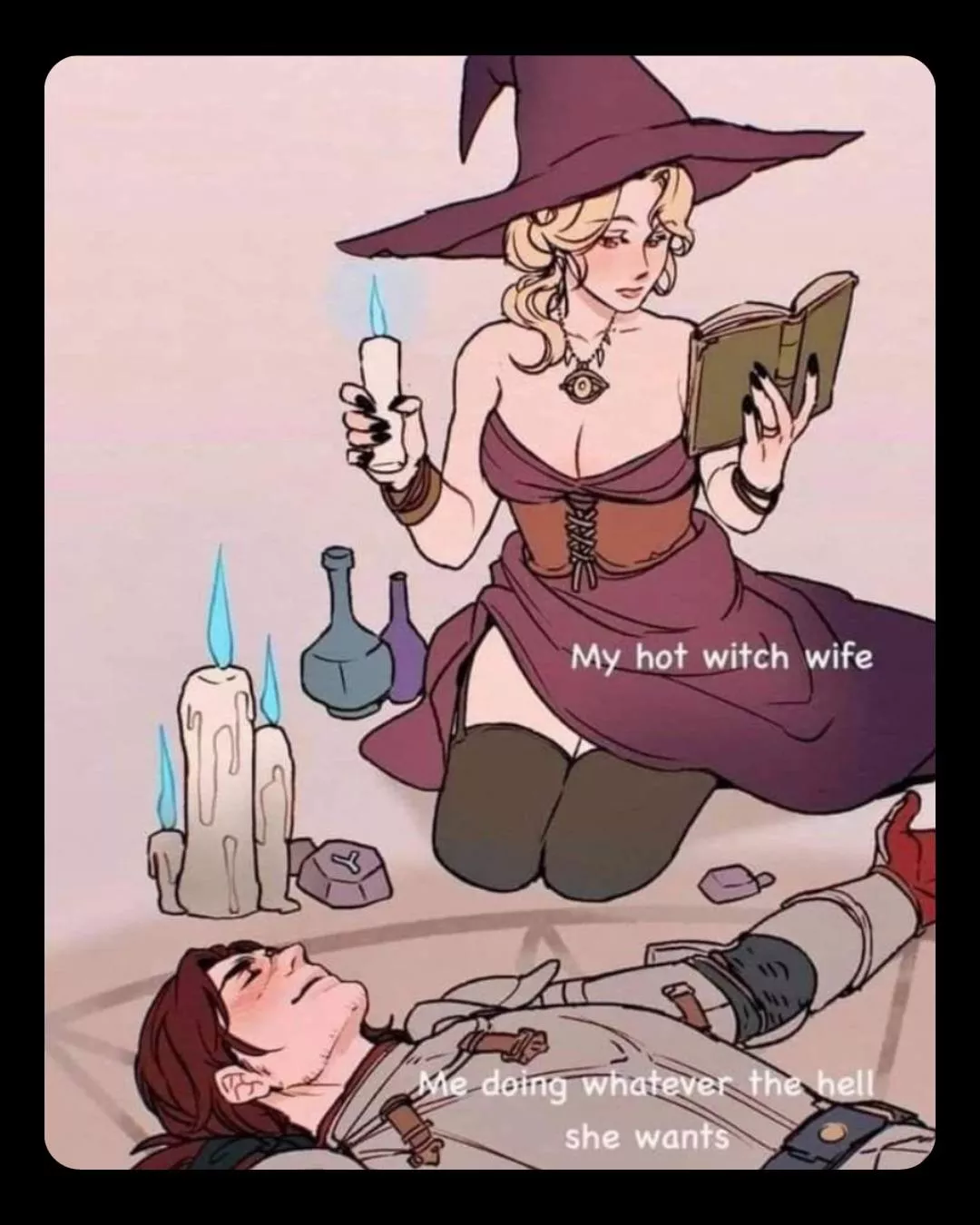 Being a domme into magick: