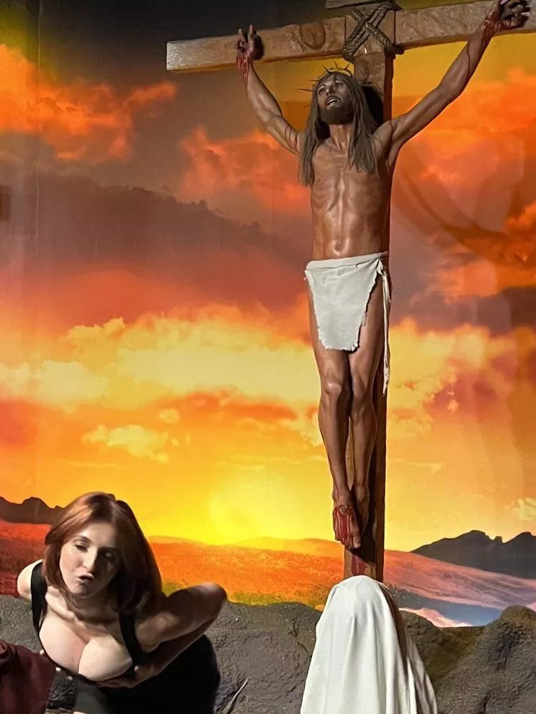 Busty Christian at church