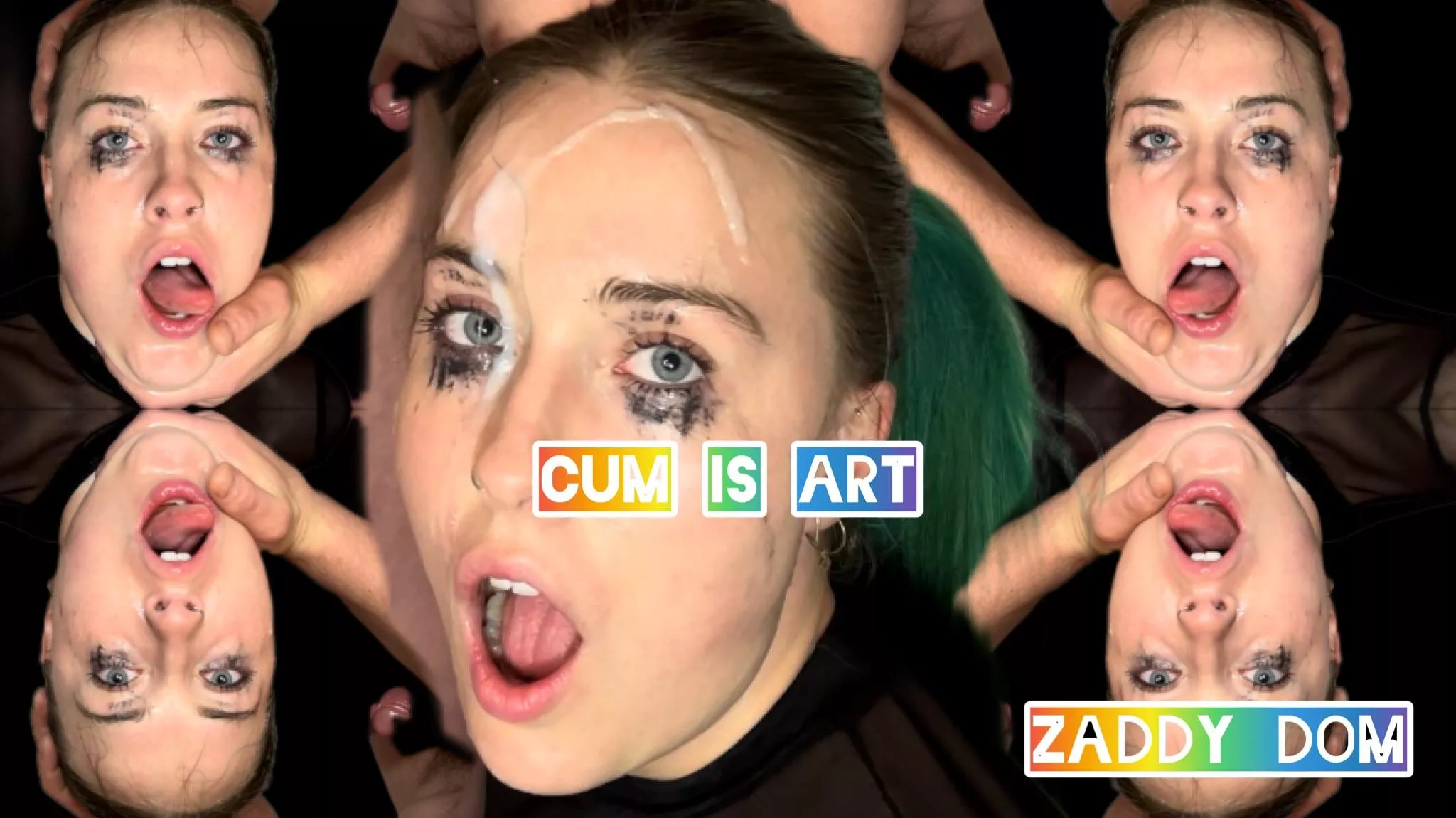 I love turning my cum into art