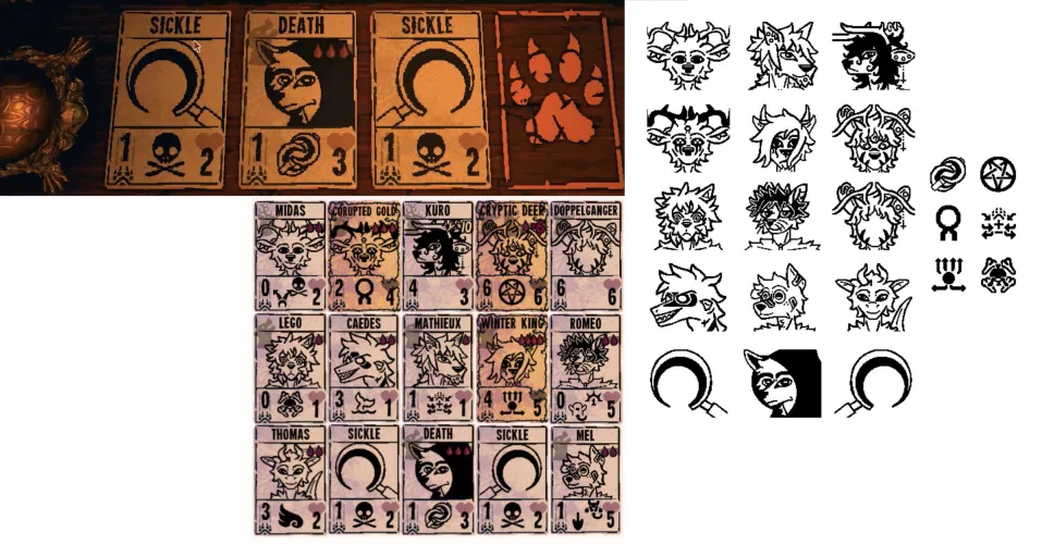 Inscryption furry cards !