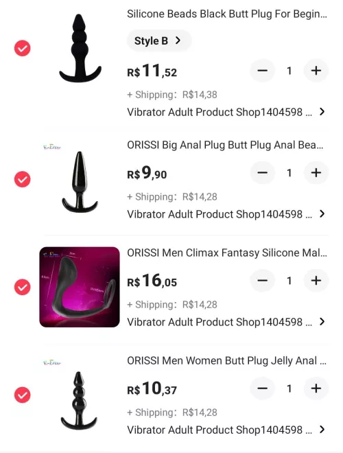 My Aliexpress cart...