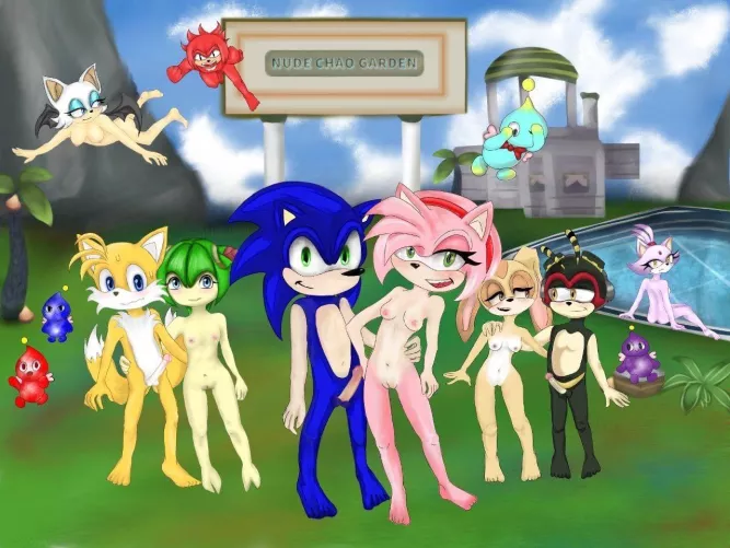 Nude Chao Garden (Sonic the Hedgehog)