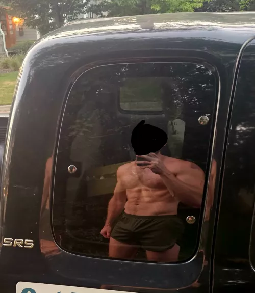 POV: you see me jogging through your neighborhood in my silkies.