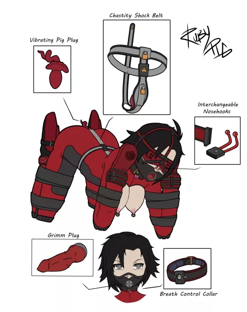 Ruby bondage pig concept (argrim)