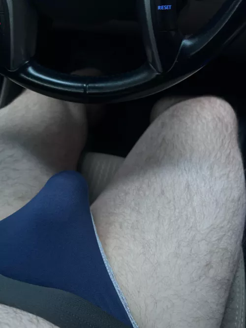 Saw a fellow MIP driving pants down!