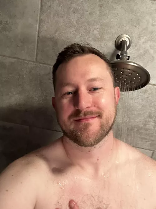 Too tall for most shower heads