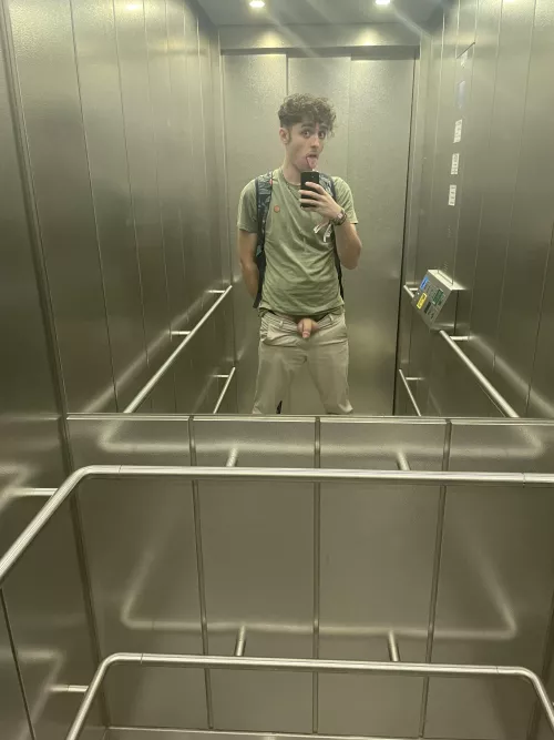 [22] Always need to do this in an elevator