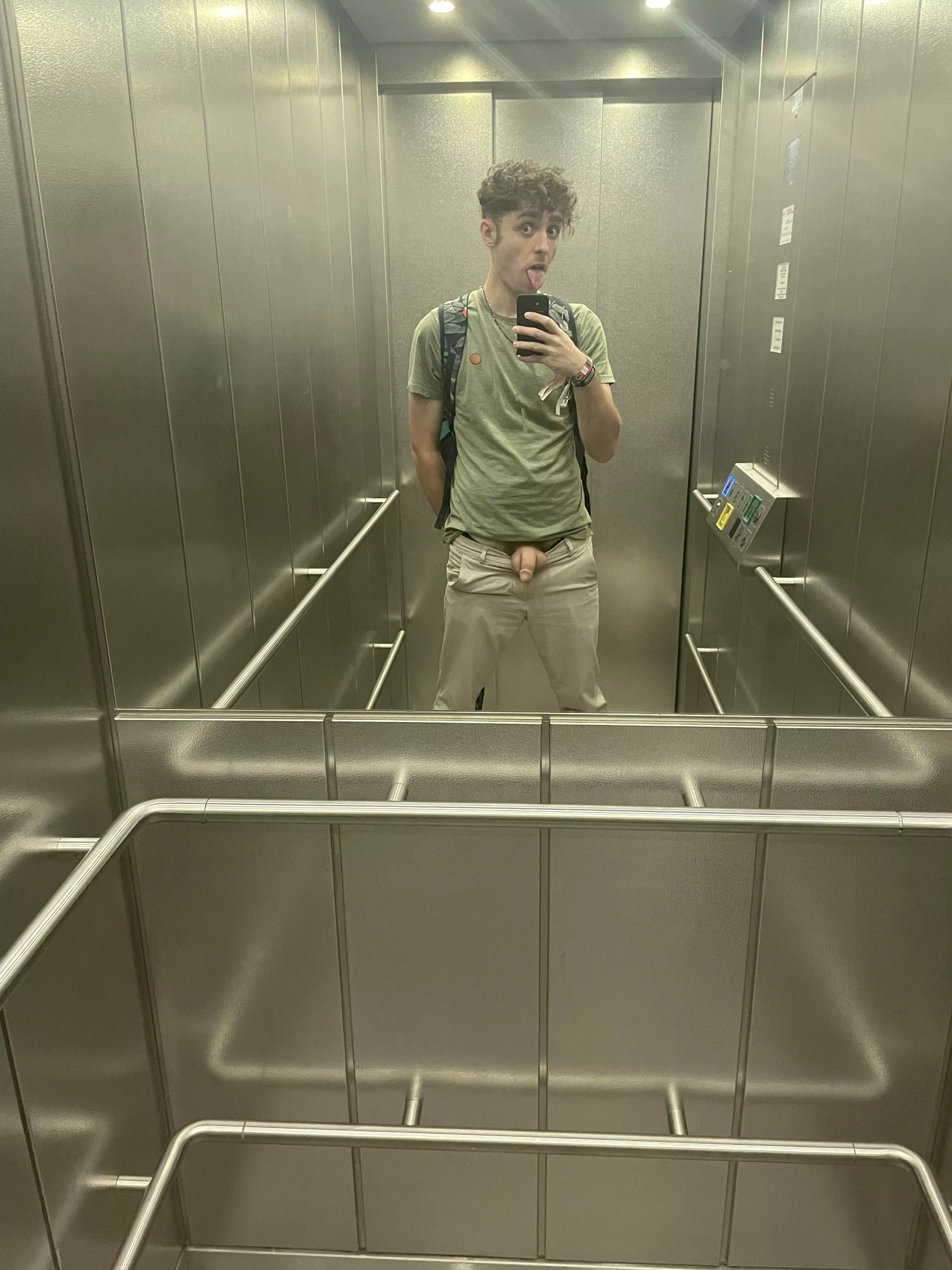 [22] Always need to do this in an elevator