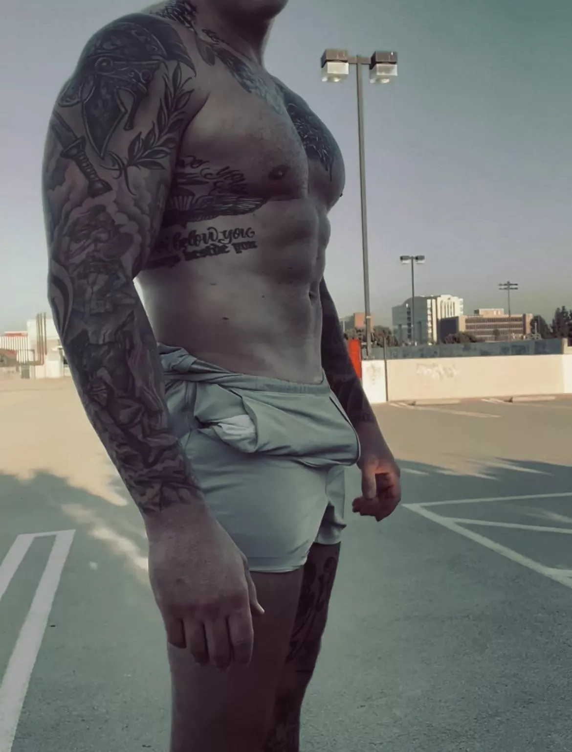 [36] Working out in public and my bulge is definitely showing. Is that bad?