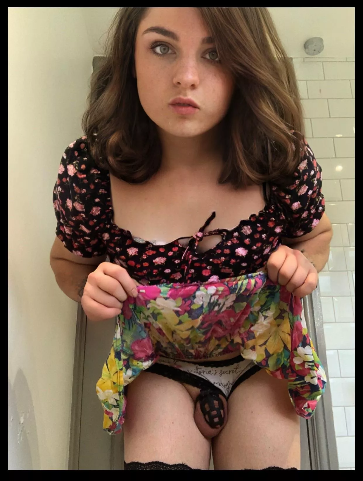 Always dress like a pretty slut for chores ♥️