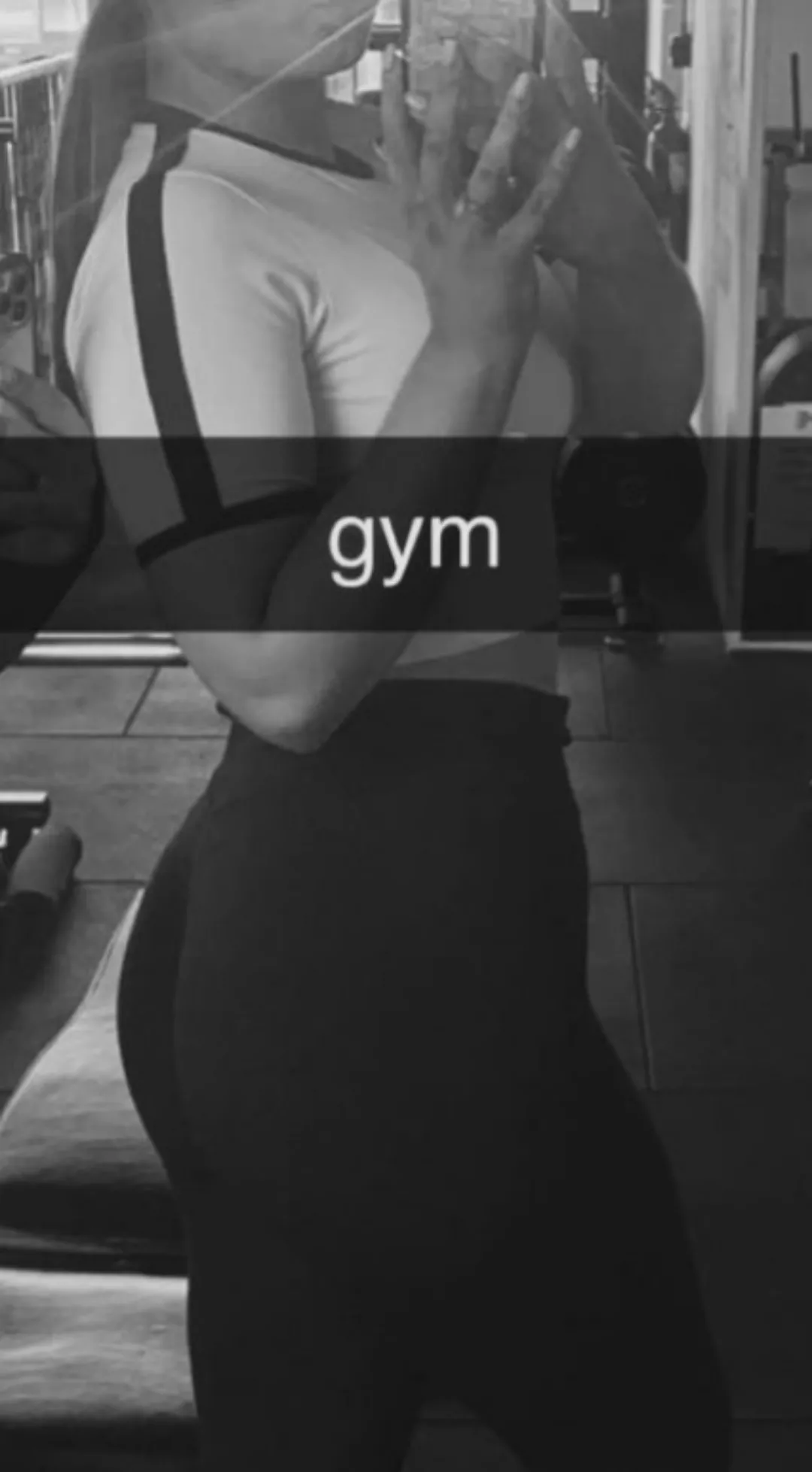 between my cheeks at the gym x