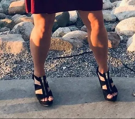 Black heels