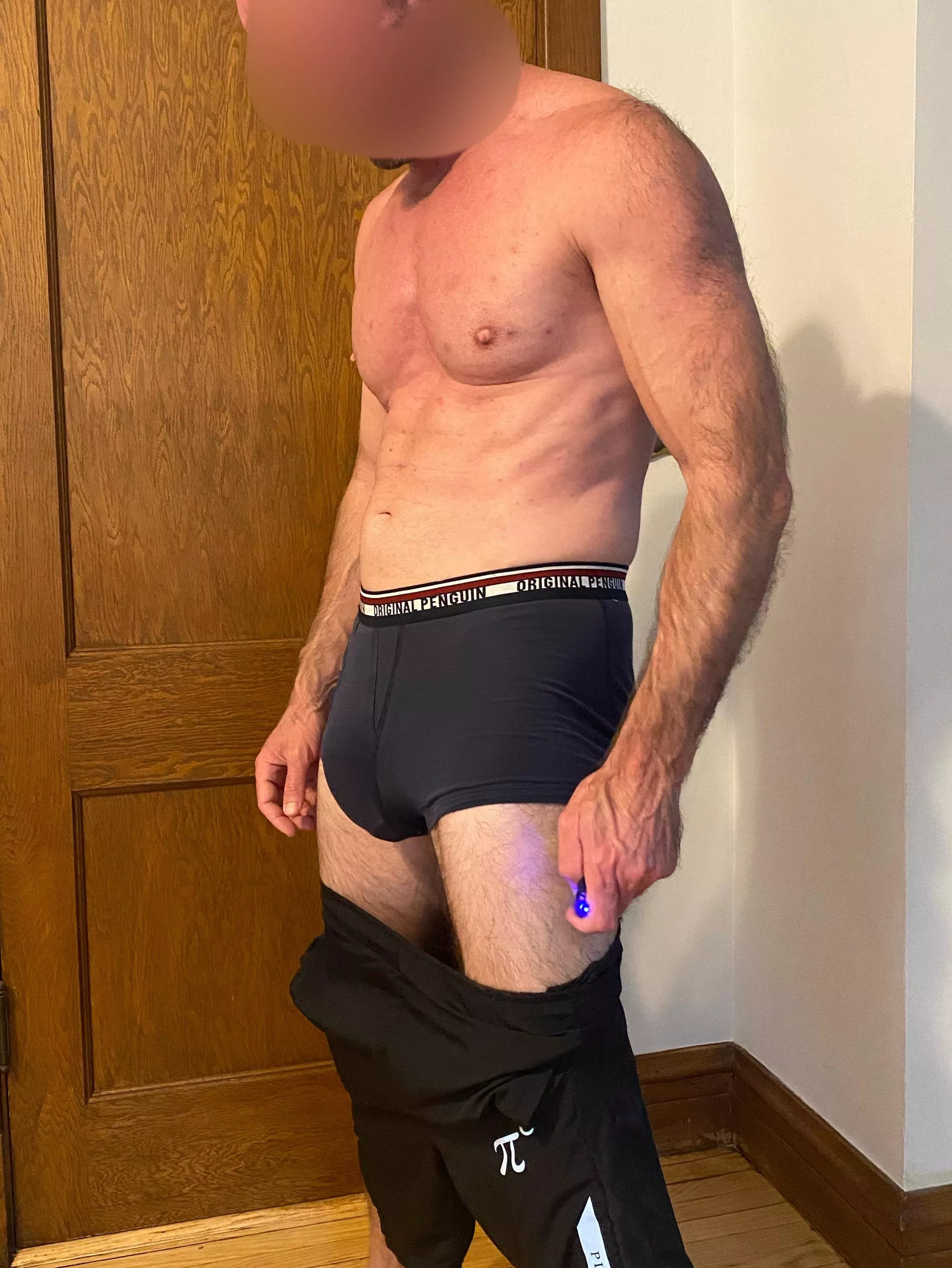 How am I supposed to workout with this thing? 🍆🤔 BWC the other big [M]EAT