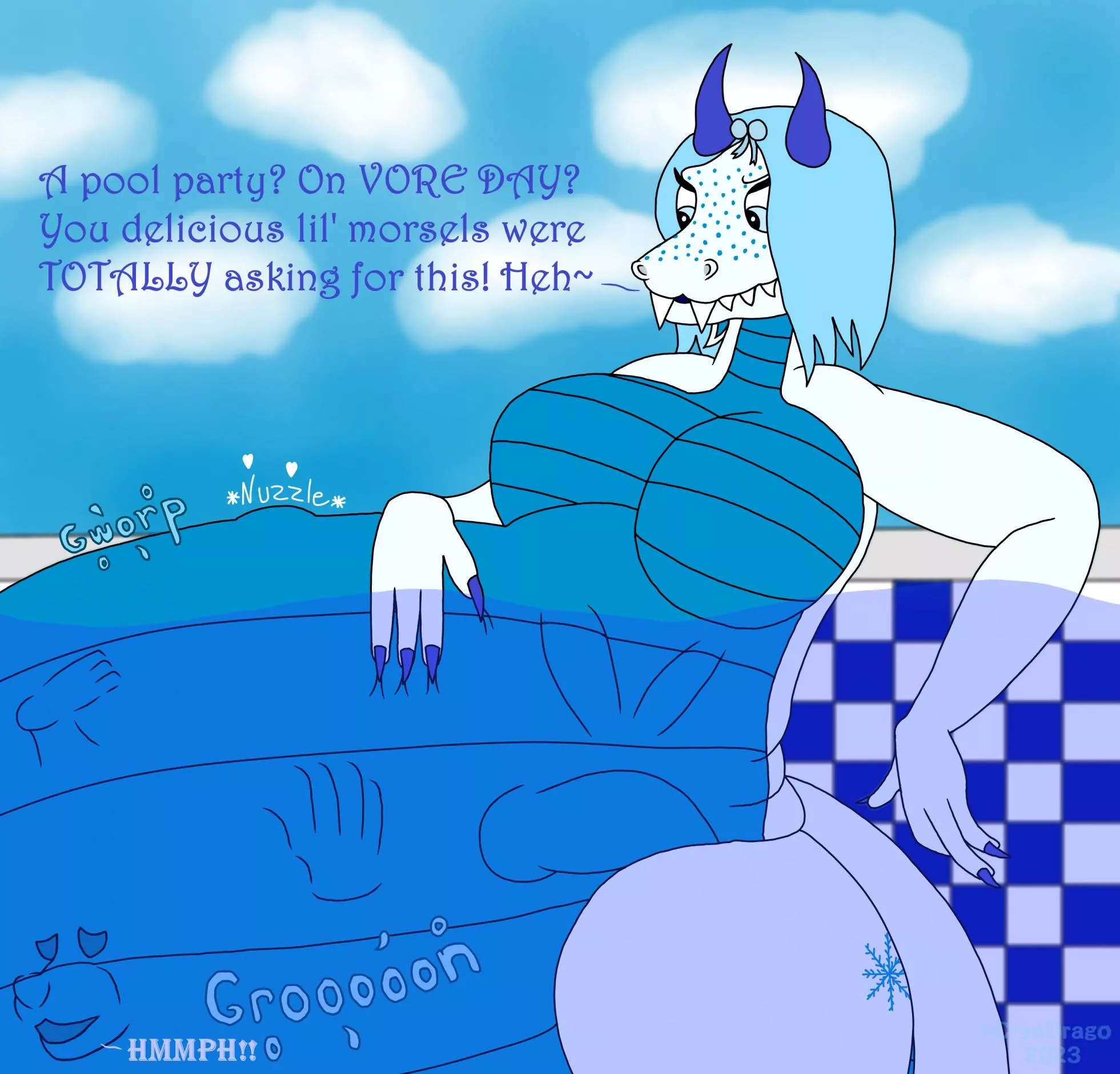 {Image} Pool Party Pudge｜1 (OC by CryoDrago)