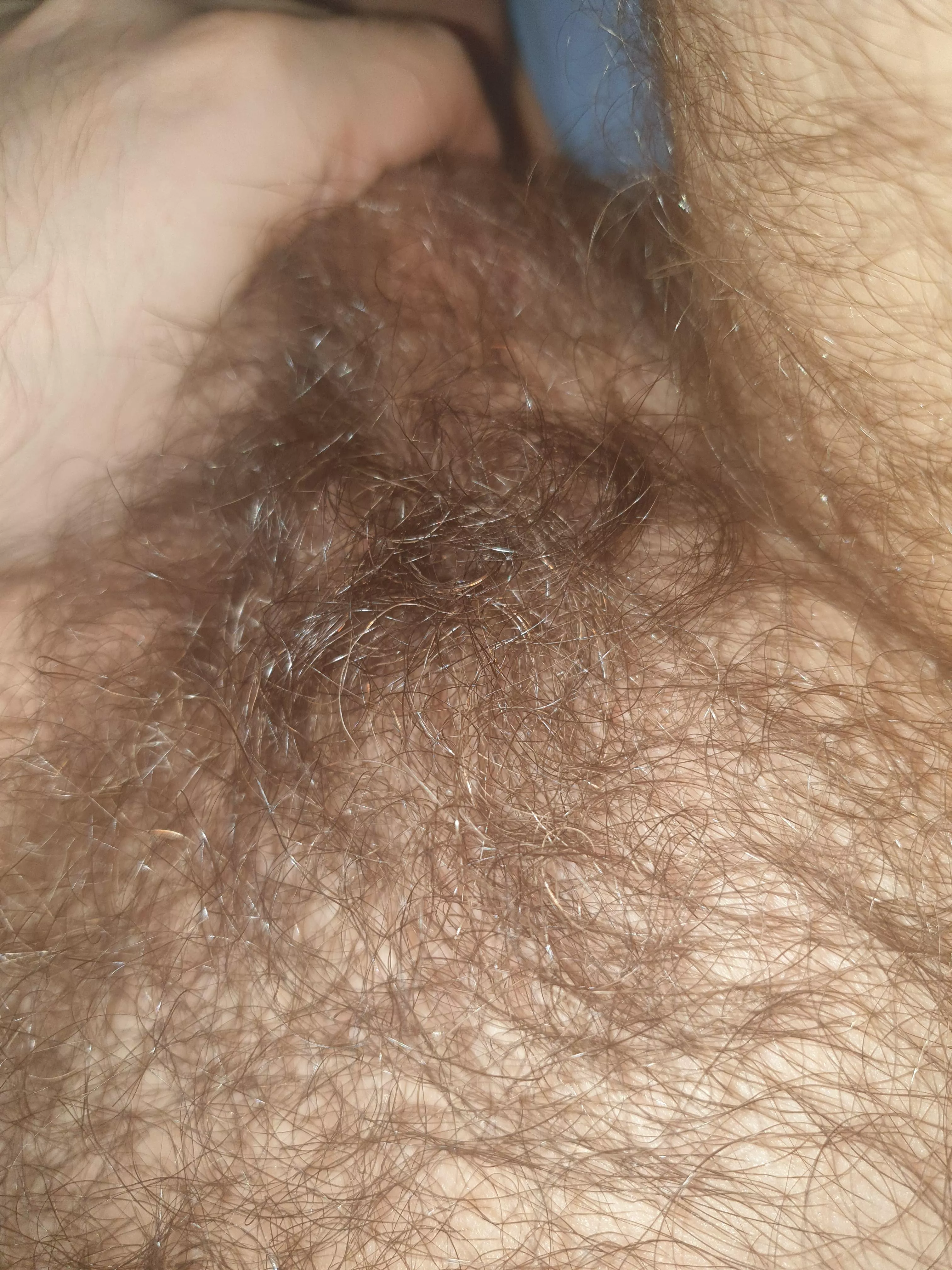 In front of your face so you can enjoy more