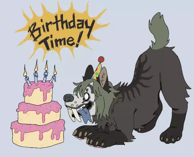 it’s my birthday ! O-o (art by me, grim.minister)