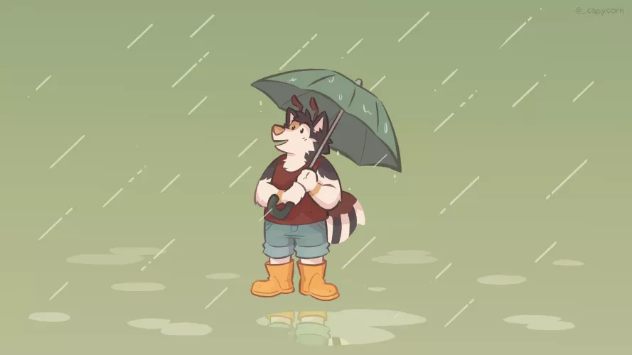 Just a lil guy ☔️✨