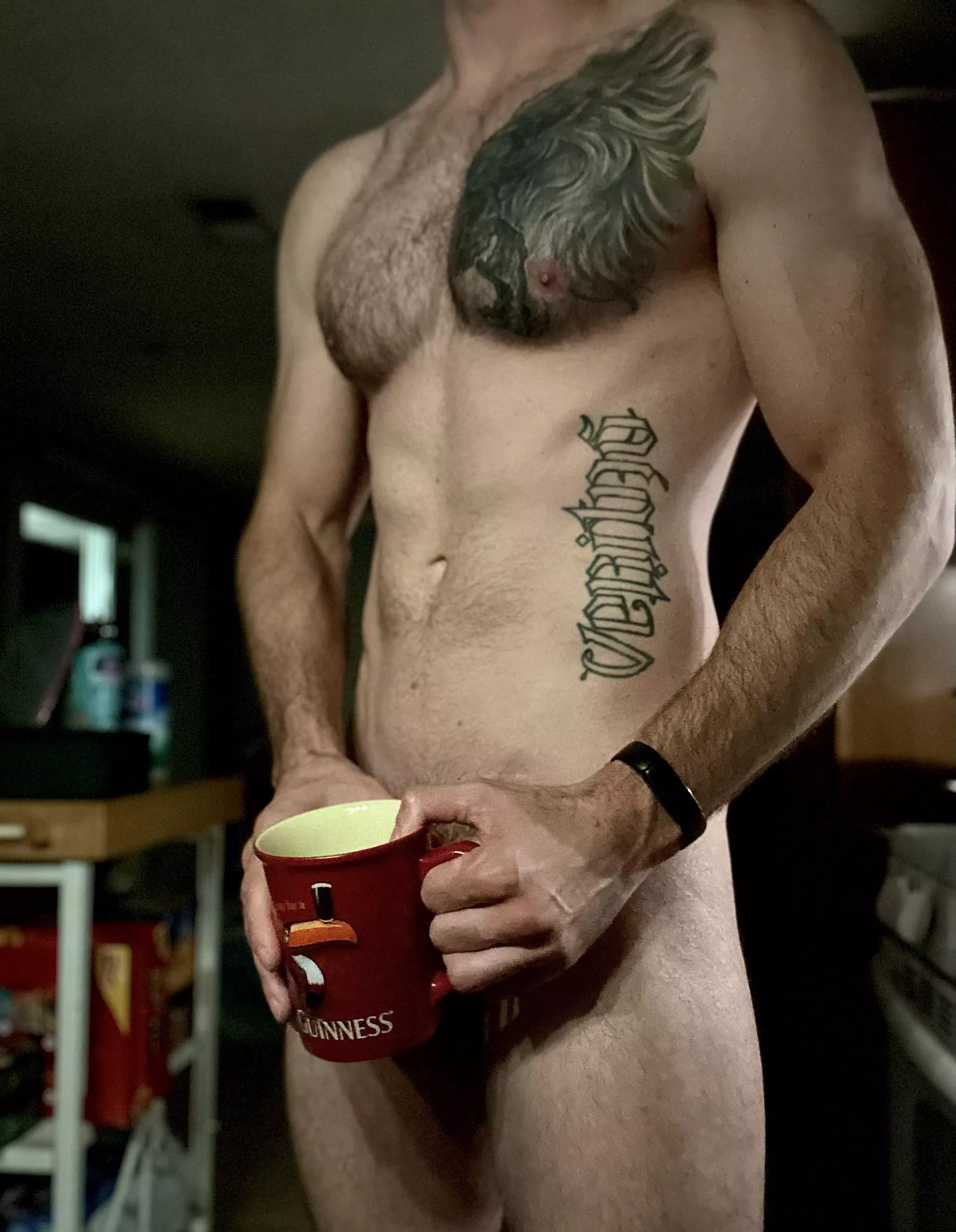 Mornings this early with nights this late require a few cups