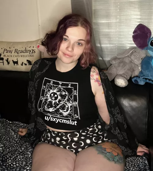 Nice color contrast with my all black