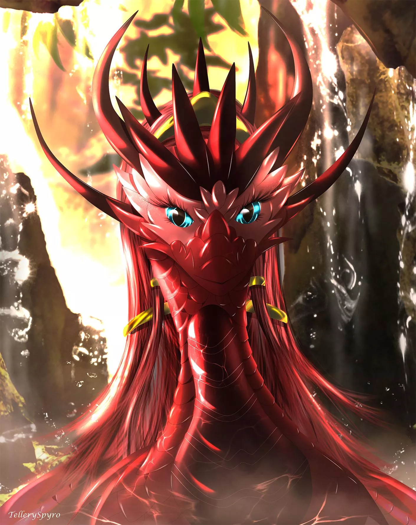 One of my OCs - Sillitreya Taidei (art by me)