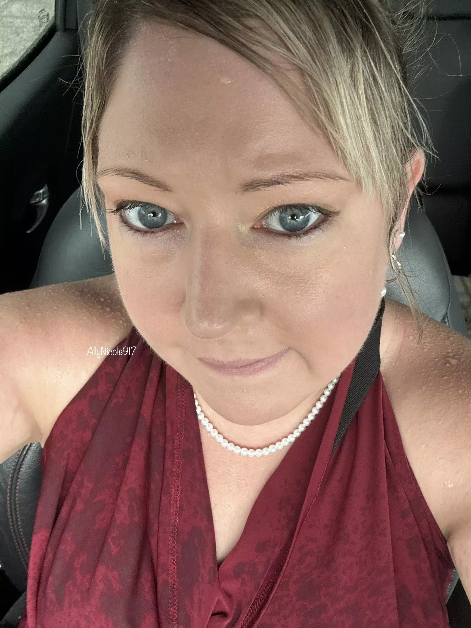 Silly post… lol this milf is all wet!!