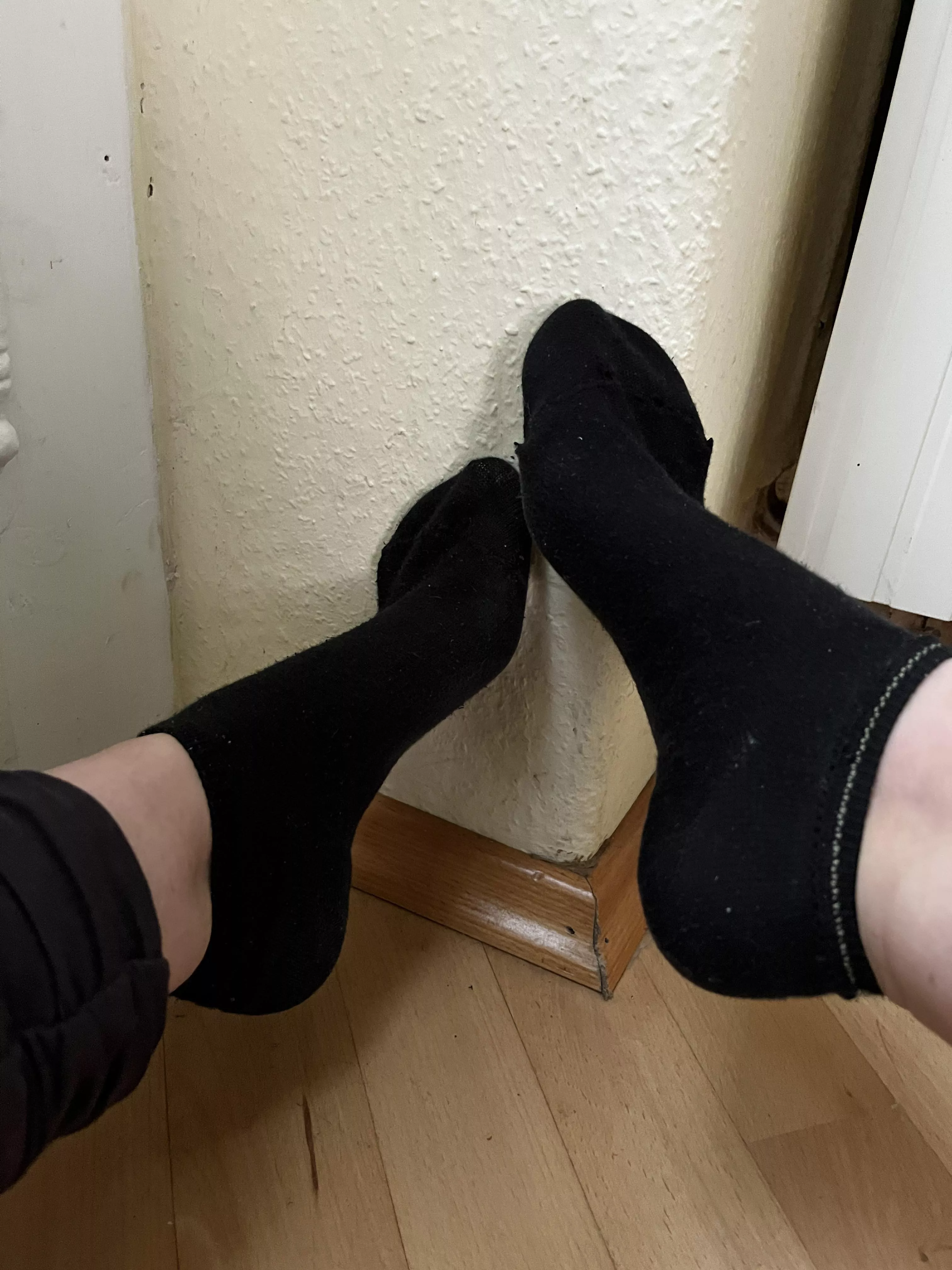 What should I do next in my socks?