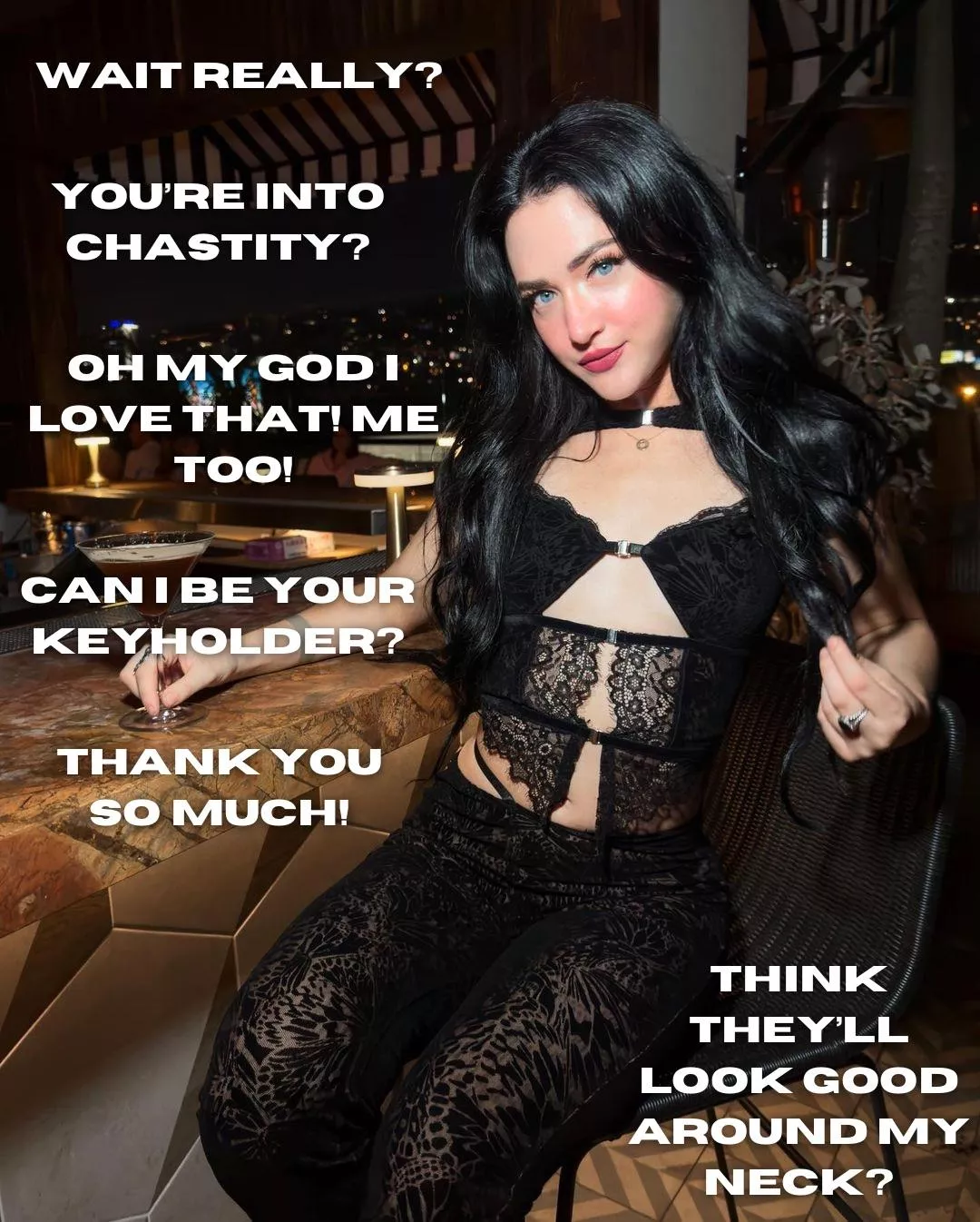 Your date is just as excited as you are!